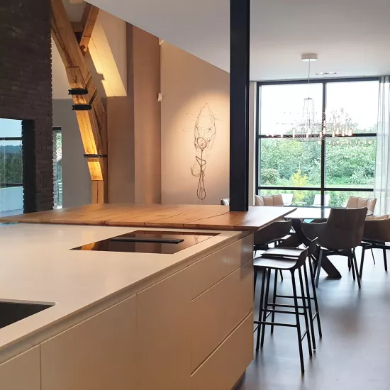 HIMACS brings contemporary cool to a rural Netherlands villa