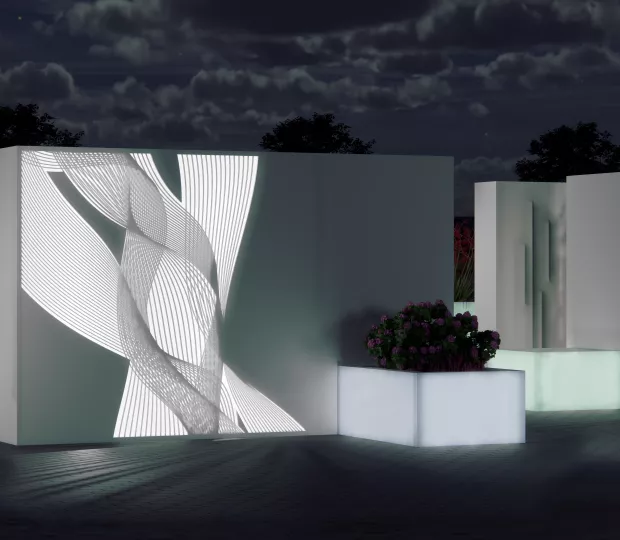 HI-MAZE, a labyrinth in urban greenery