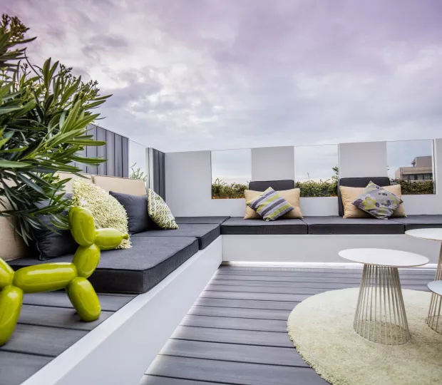 Beautiful penthouse featuring HIMACS on the coast in Nieuwpoort