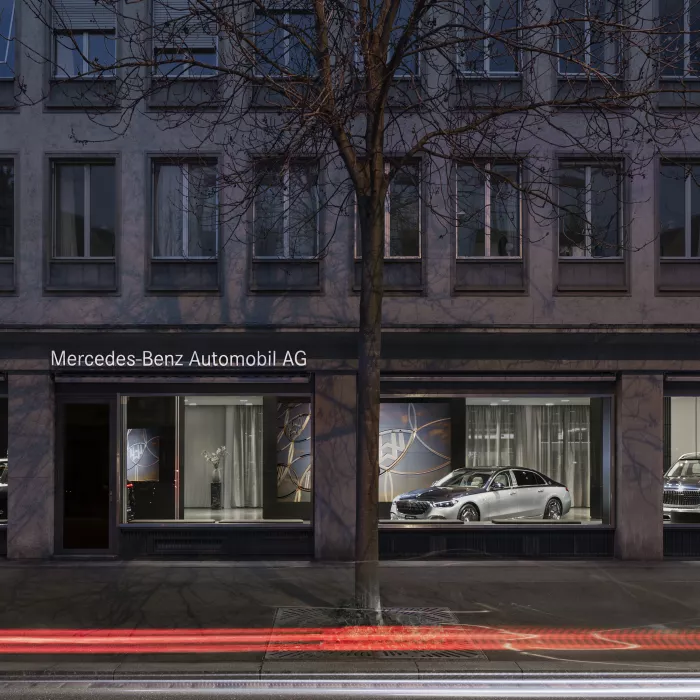 HIMACS “Sanremo” au Stars@Mercedes-Benz Store, pour une expérience unique de la marque à l’étoile