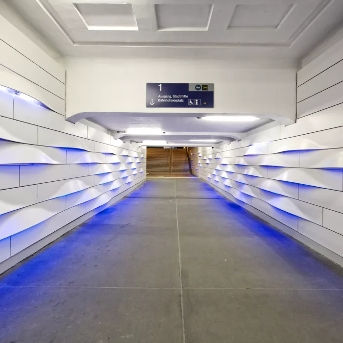 HIMACS: Passage souterrain de la gare de Gmünd