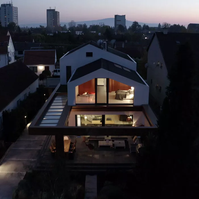 HIMACS la touche raffinée de cette superbe résidence de Bratislava