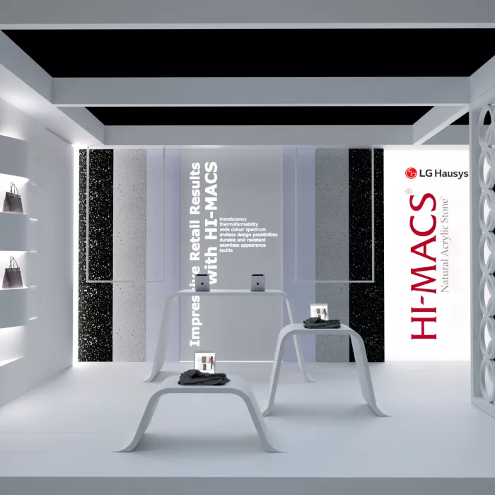 HIMACS: LX Hausys présente des possibilités de design infinies à l’occasion de Retail Design Expo