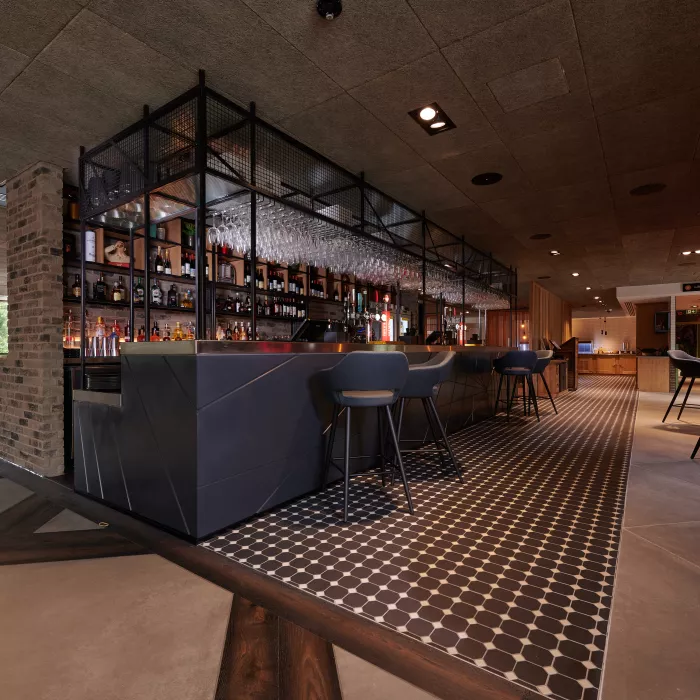 HIMACS apporte une finition luxueuse et fonctionnelle à l'intérieur du nouvel hôtel Brooklyn