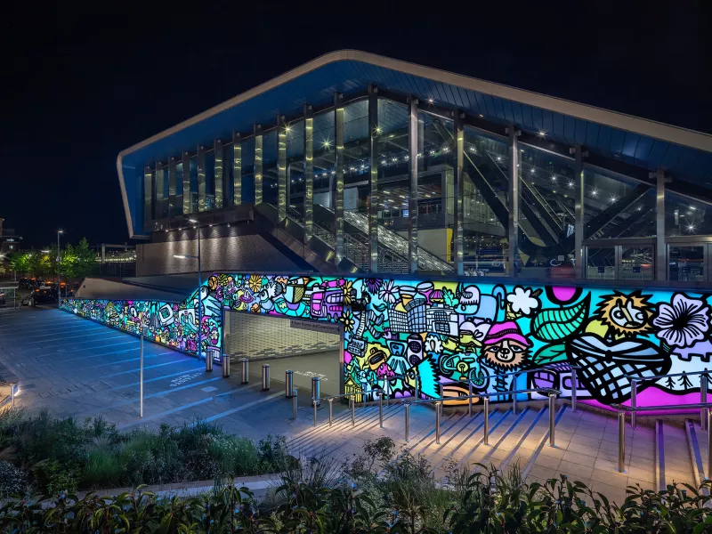 Urban Art with Heart: HIMACS Powers Stuart Melrose and Kev Munday’s Colourful Tribute to Reading