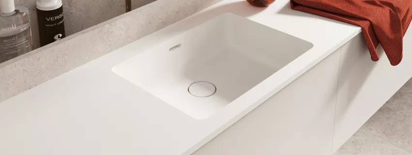 HIMACS lance 5 nouvelles vasques, alliant esthétique et inclusivité 
