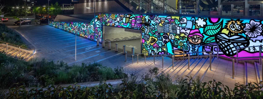 L'art Urbain passionnément :  HIMACS soutient l'éclatant hommage de Stuart Melrose et Kev Munday à Reading