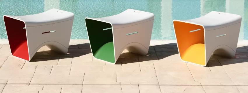 Principessa Stool: el alma ecléctica  del nuevo asiento en HIMACS
