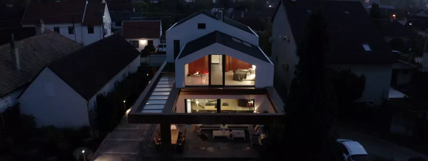  Lo stile sofisticato di HIMACS per una splendida casa di Bratislava