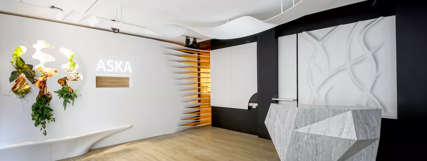 HIMACS im Aska Showroom in Paris
