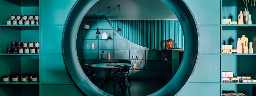 L’intensità di HIMACS Evergreen conquista il nuovo concept store Banema 