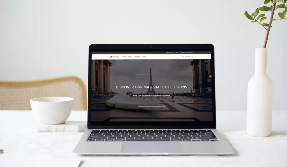 LX Hausys präsentiert neue Website für Europa mit  zwei inspirierenden Produktlinien:  HIMACS Solid Surface und HFLOR Luxury Vinyl Tile