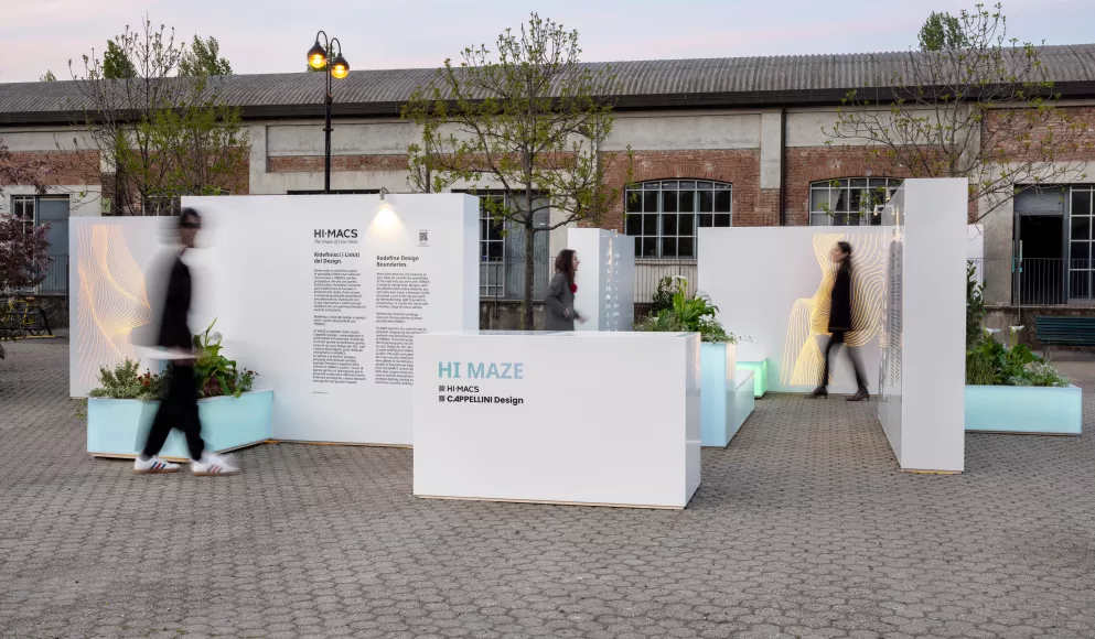 Temps forts de la Milan Design Week : HIMACS sur le devant de la scène avec HI MAZE et Nautys