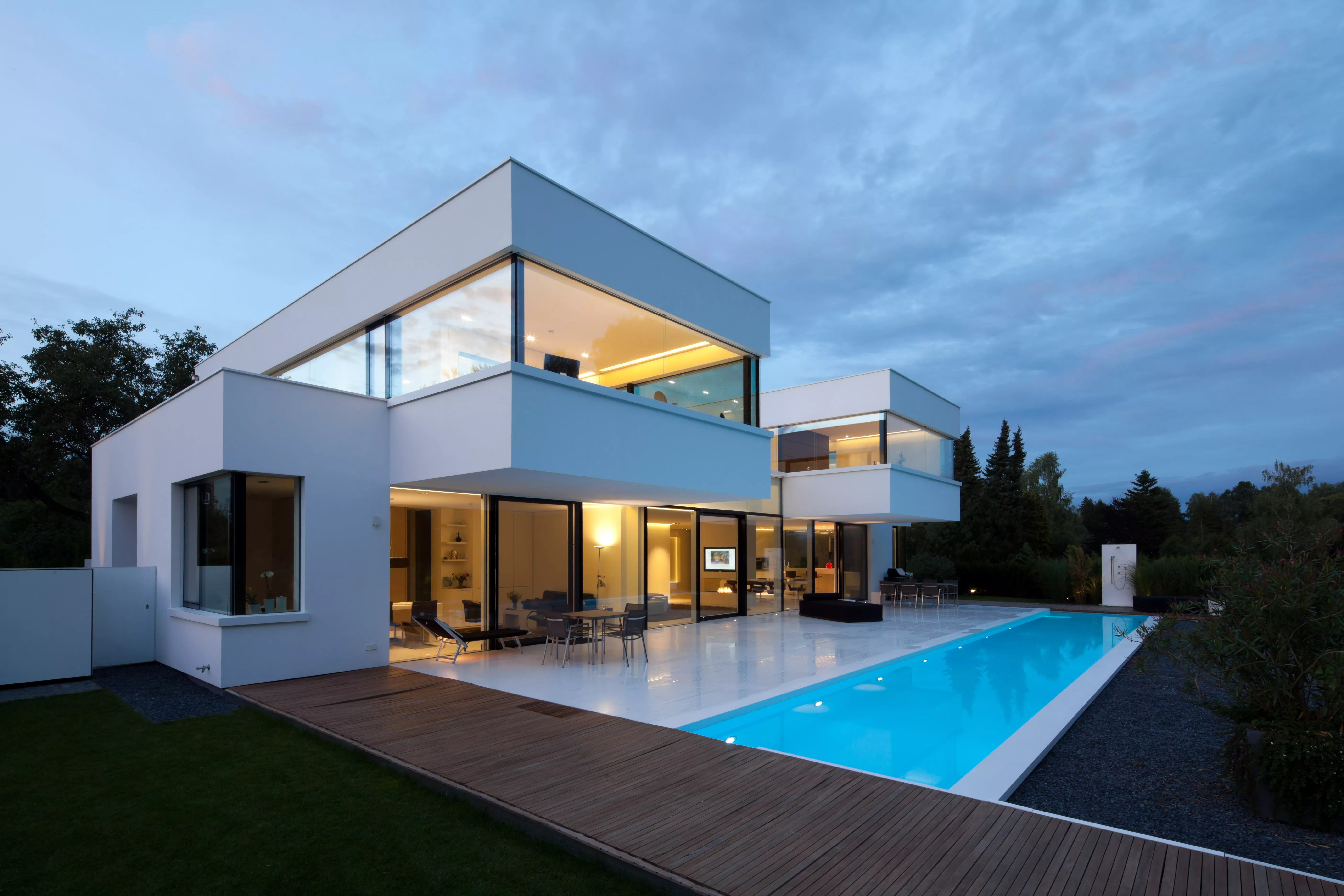 Дом в стиле хайтек фото HIMACS: House in Bavaria LX Hausys United Kingdom