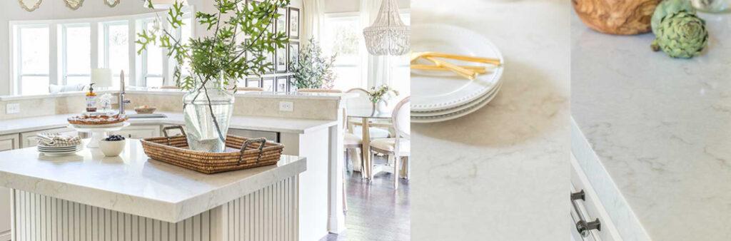 Kelly Nan’s Kitchen remodeling project featured LX Hausys Viatera quartz countertops
