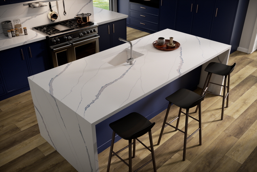 LX Hausys Viatera Calacatta Marina kitchen countertop