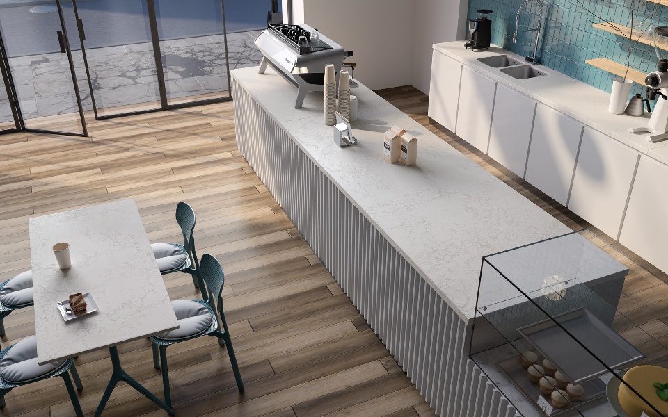 LX Hausys Viatera quartz kitchen countertop
