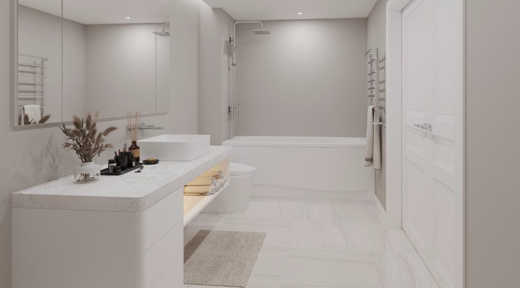 Bathroom Countertop Ideas -LX Hausys HIMACS solid surface