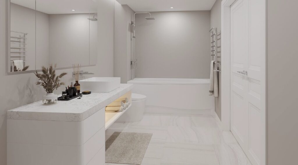 Viatera Adagio Gold Quartz Bathroom Vanity Top
