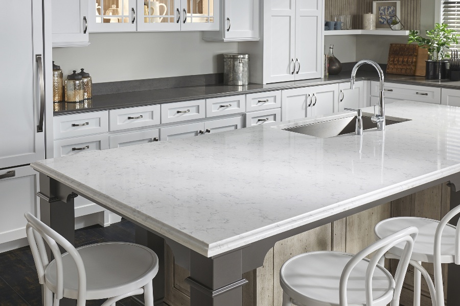 Viatera Musica Minuet Quartz Kitchen Countertop 