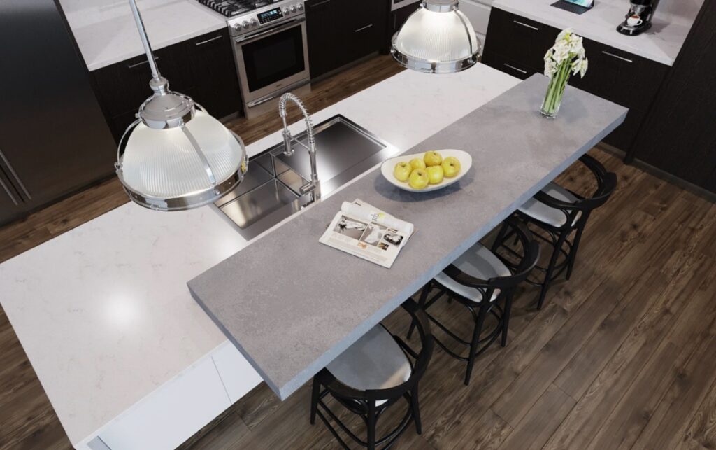 Viatera Gotham quartz kitchen countertop