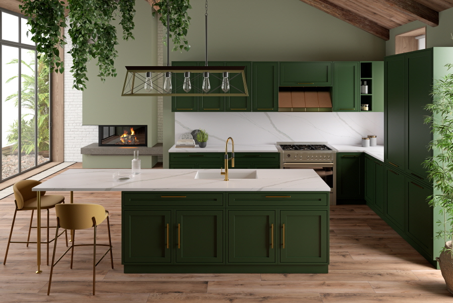 VIATERA kitchen _Calacatta Verde