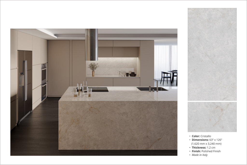 TERACANTO Porcelain Surface - Cristallo