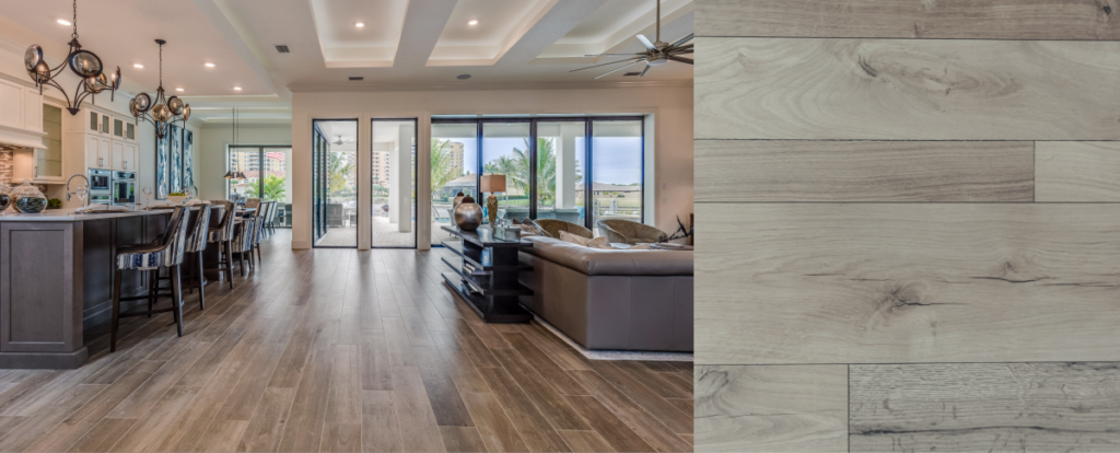 Laminate Flooring Design in commercial application