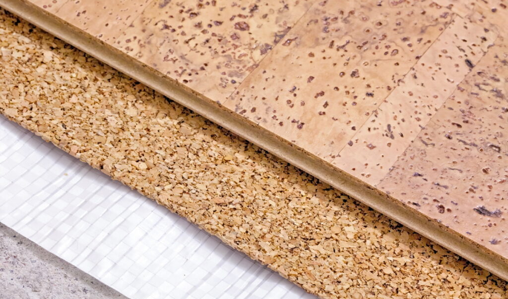 Cork flooring is on the higher end of economical kitchen flooring options
