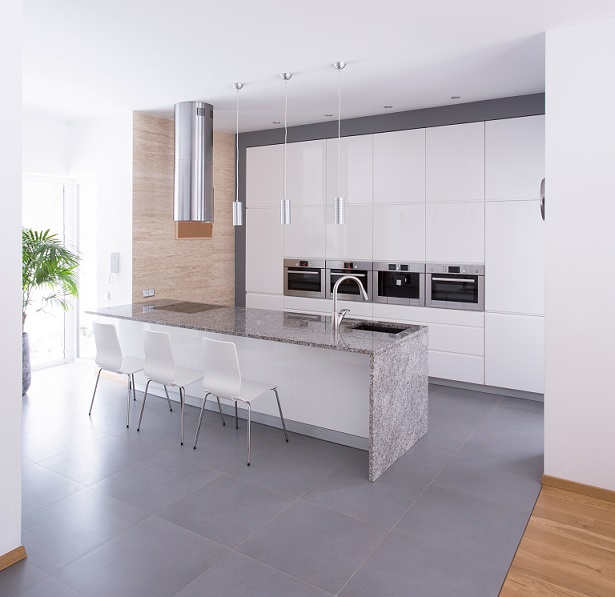 Kitchen Flooring With White Cabinets