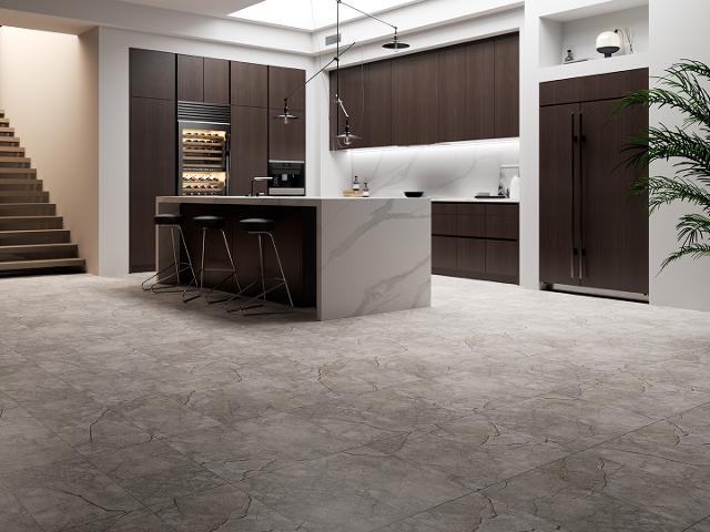 LX Hausys HFLOR Luxury Vinyl Tile TAUPE MARBLE PRESTG SPC Collection