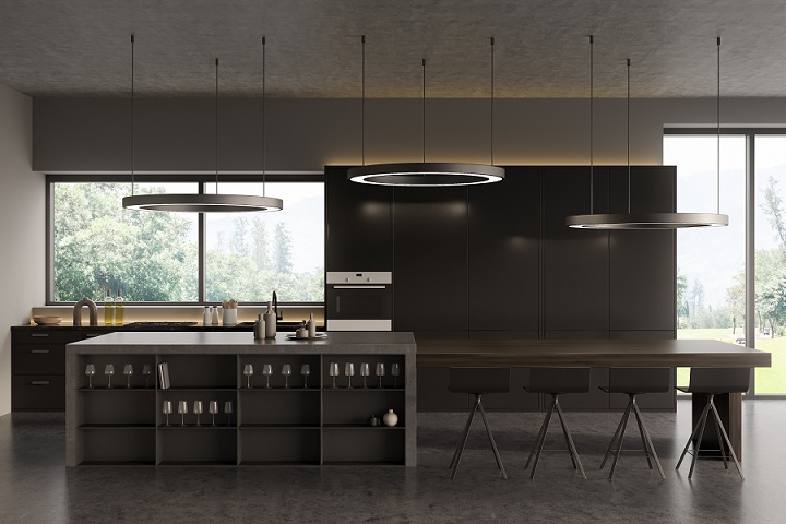 The countertop plays an important role in the design composition of the kitchen and the safety of the space