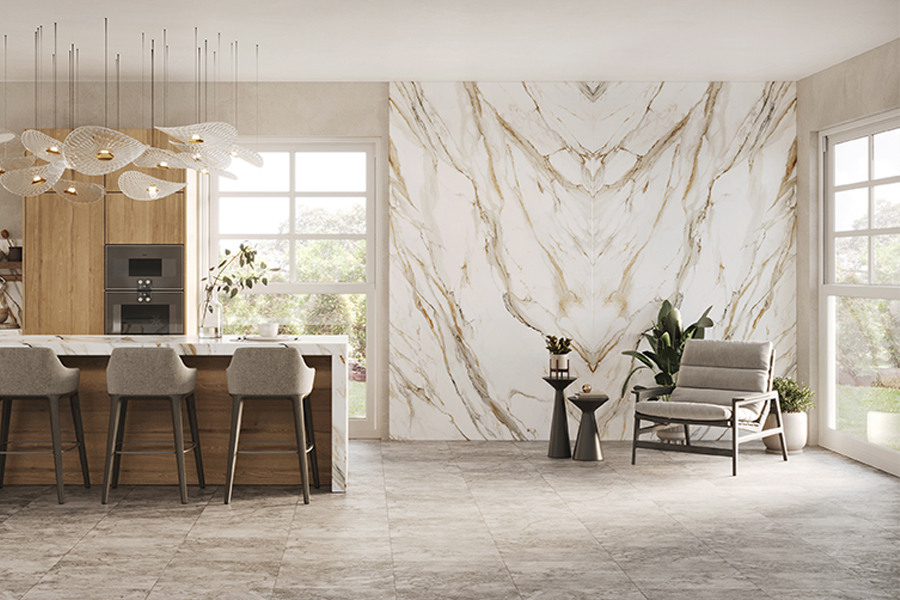 LX Hausys TERACANTO CALACATTA EXTREME White Marble Collection