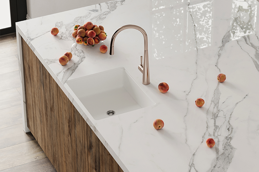 LX Hausys TERACANTO STATUARIO BIANCO White Marble Collection