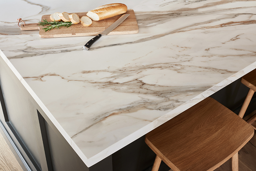 LX Hausys TERACANTO Calacatta Extreme White Marble Collection