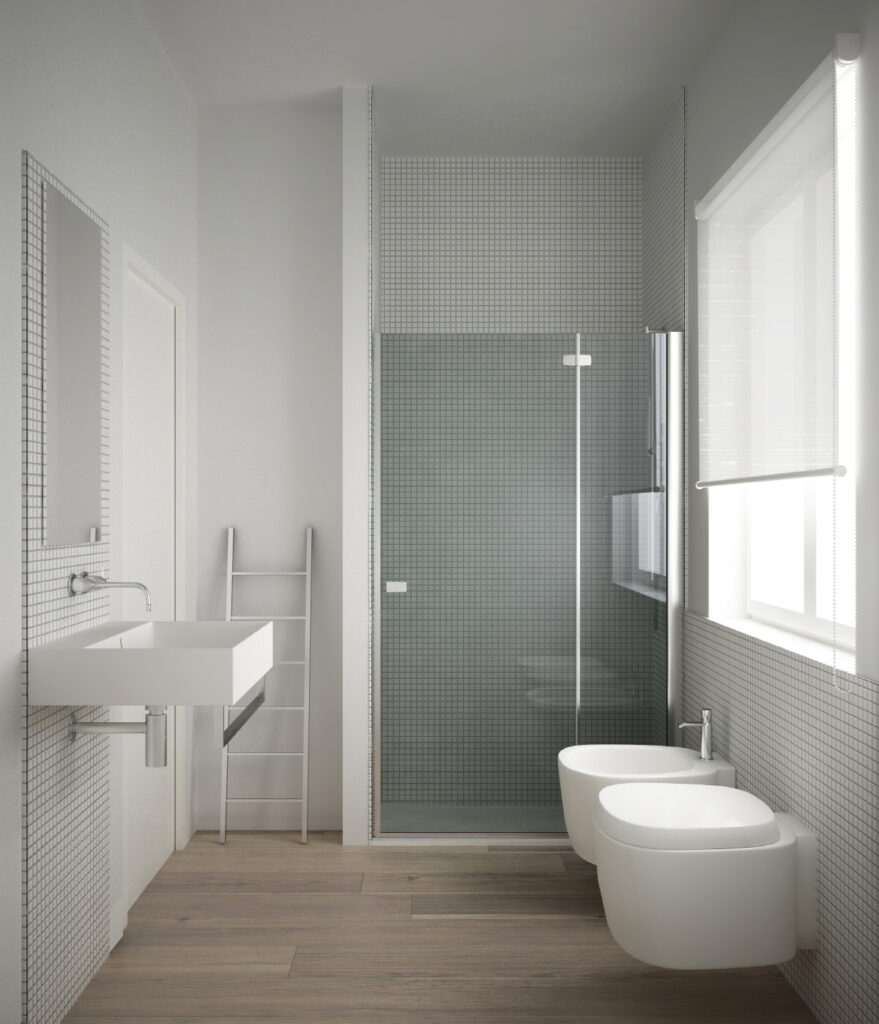 Wood-look tiles in bathrooms provide wood aesthetics, tile durability, almost waterproof features, and versatile finishes.