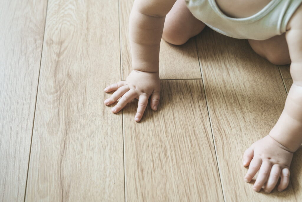 Vinyl flooring is highly durable, resisting scratches, tears, and stains, making it ideal for bedrooms with high activity, including families, kids, and pets.