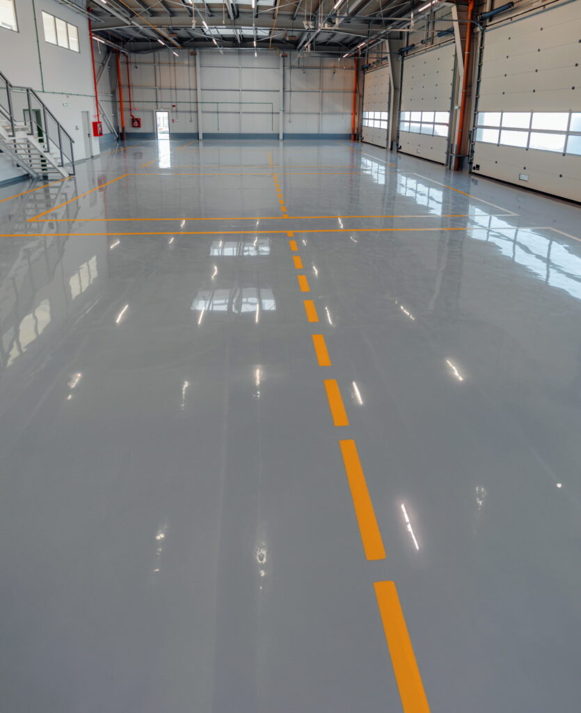 Polyurethane coating on vinyl adds wear resistance without thickness, offering a durable, low-maintenance, high-luster surface