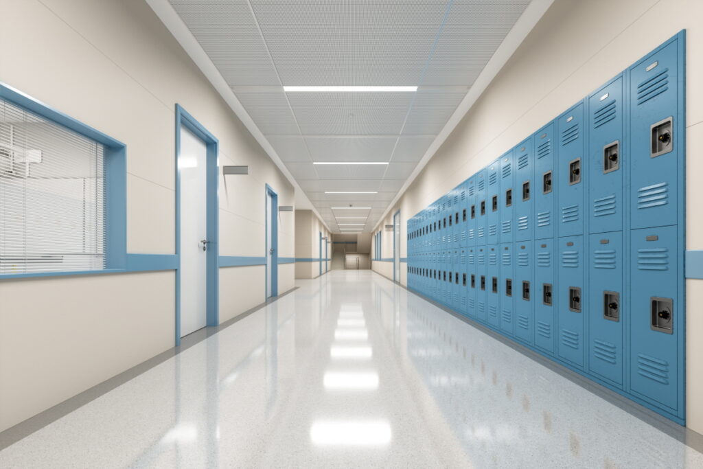 Vinyl sheet flooring, in large rolls, mimics natural materials and is preferred in high-traffic commercial spaces for its water resistance and seamless finish.