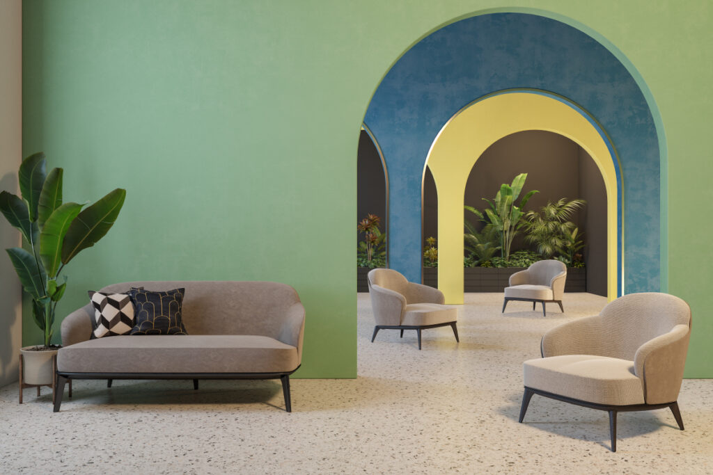 Terrazzo offers durability, low maintenance, and a luxurious feel, making it a preferred choice for those valuing both aesthetics and resilience.