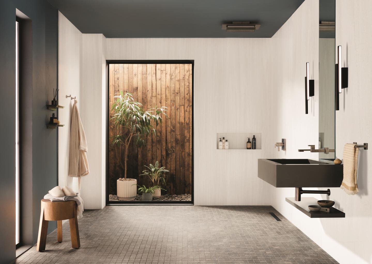 Contemporary Bathroom design with HIMACS