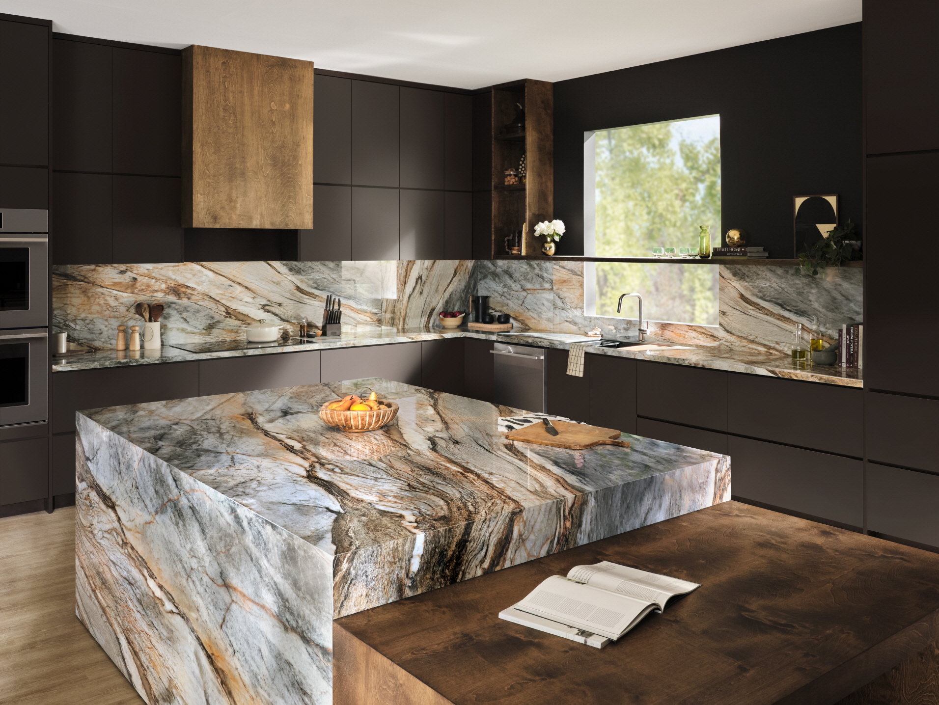 TERACANTO Asgard Porcelain Kitchen Countertop with exotic vibes