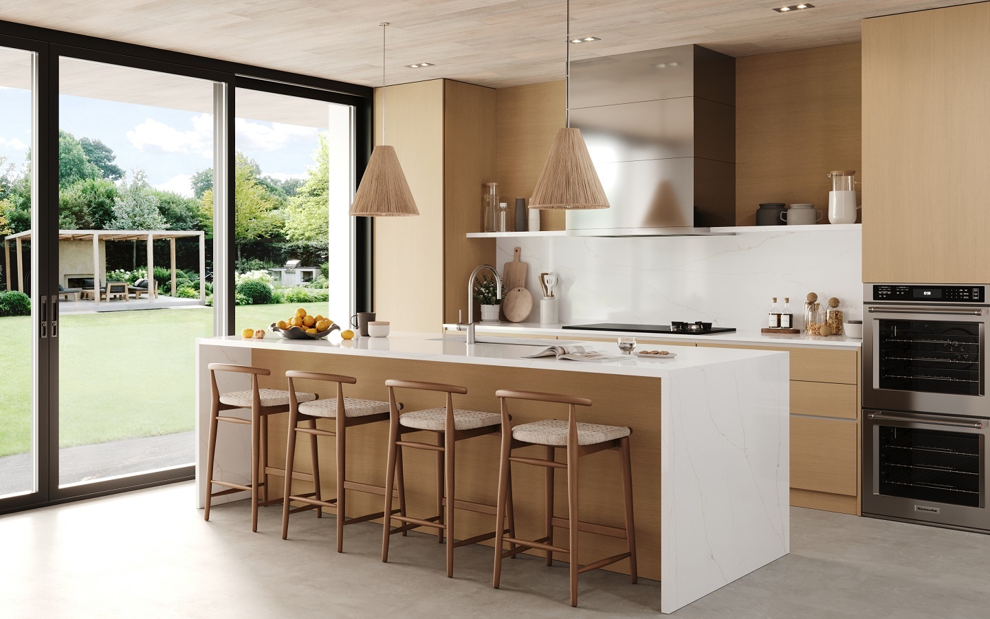 VIATERA Delicato Quartz Countertop Kitchen