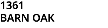 1361 BARN OAK