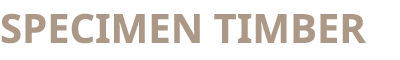 Specimen Timber 