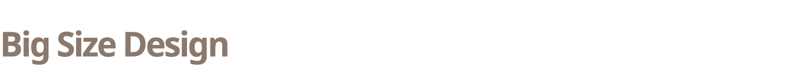 Big Size Design